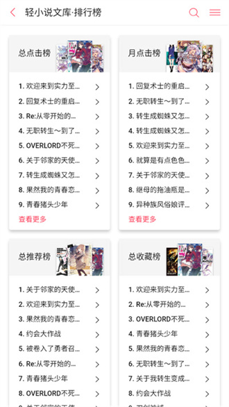 哔哩轻小说最新版2023截图
