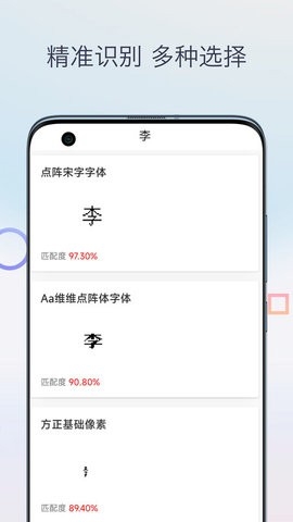 字体扫描截图