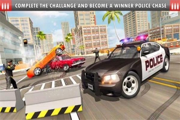警察街道追逐射击截图