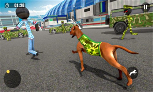 火柴人军犬模拟器截图