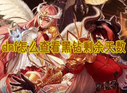 dnf怎么查看黑钻剩余天数 dnf黑钻剩余天数查询方法