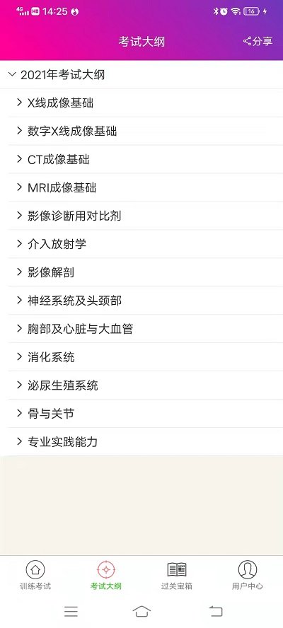 放射医学主治医师截图
