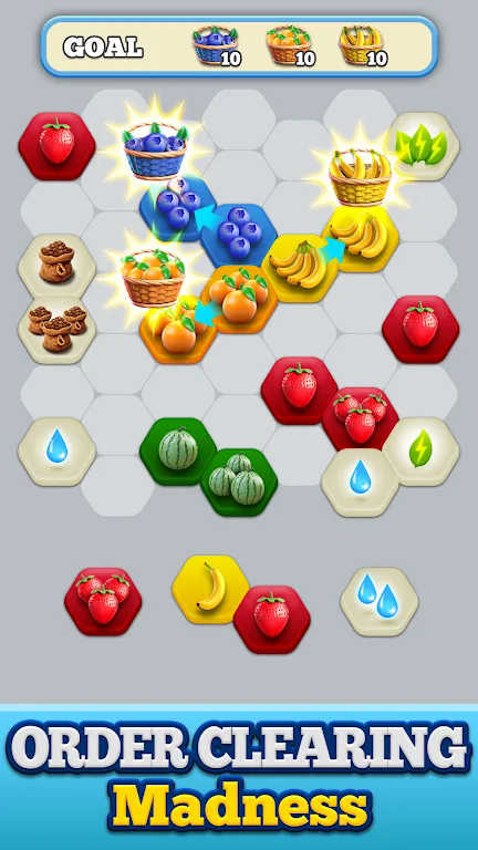 水果折叠合并难题截图