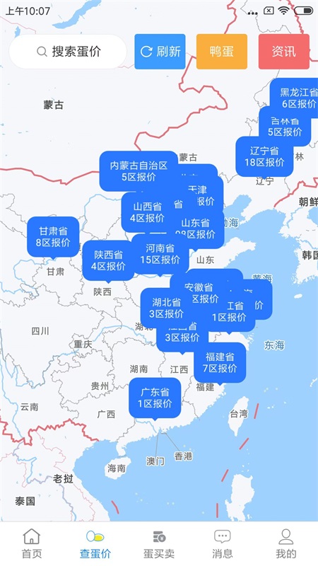 蛋价行情截图