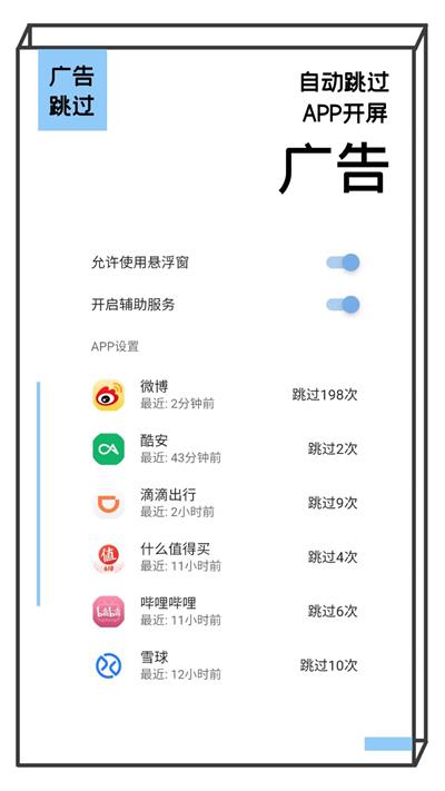 广告跳过截图