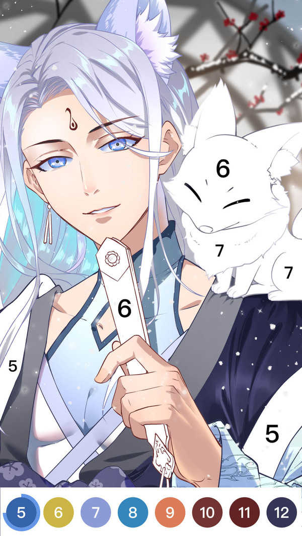 泡泡填色截图